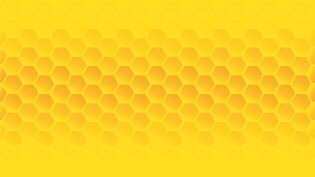 Simple full honeycomb texture background with top and bottom transparent effects