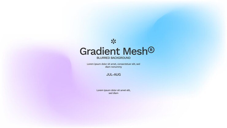 Vector simple gradient pink blue abstract background