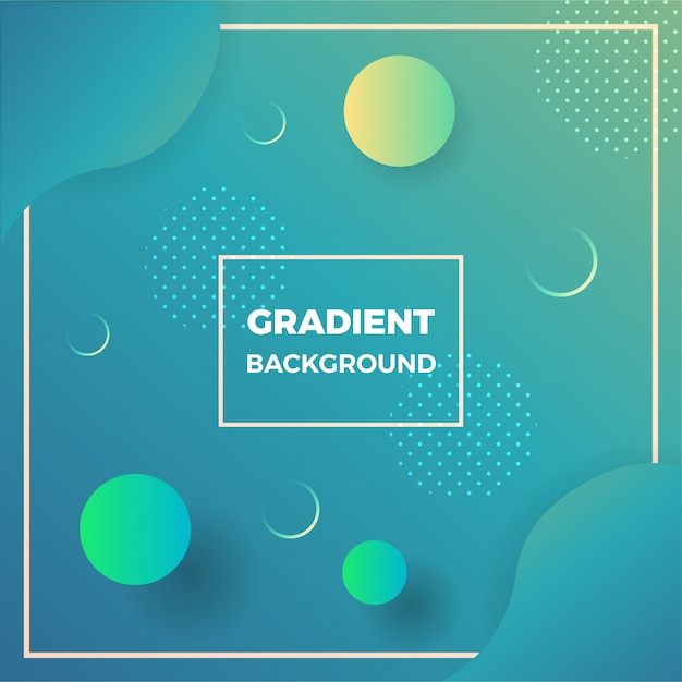 Simple gradient vector multicolored background