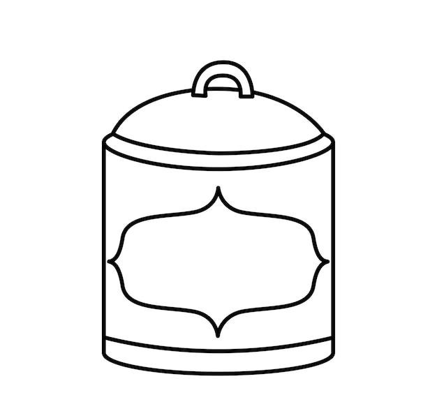 Simple icon of bakery