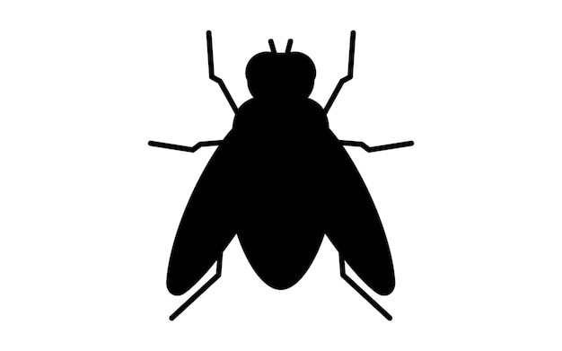 A simple icon of unpleasant pests flies