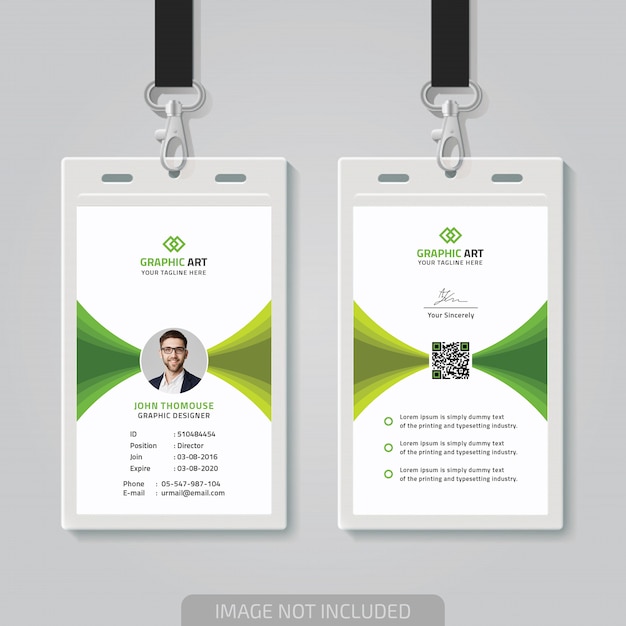 Simple id card