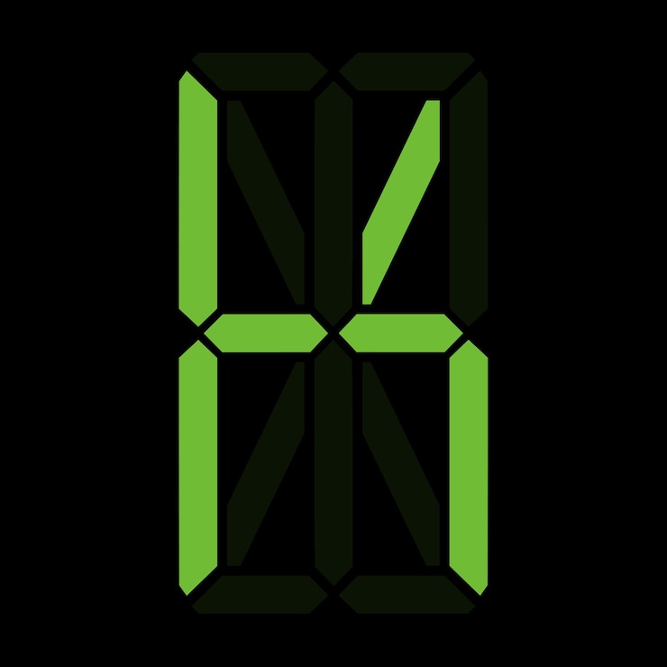 Vector simple illustration of digital letter or symbol electronic figure of letter k flat style