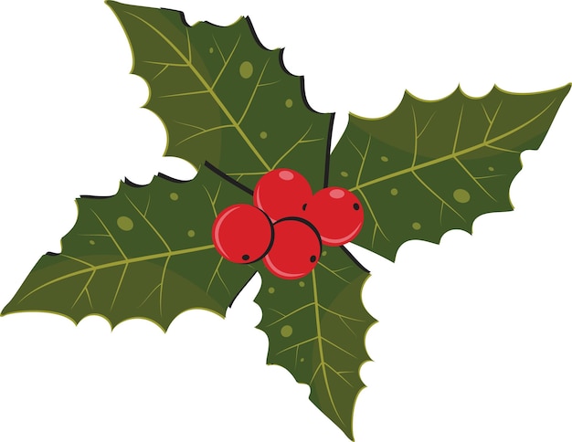 Simple Illustration Of A Flower For Christmas Tree Isolated On Transparent Background