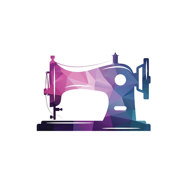Simple illustration of manual sew machine icon for web design isolated on white background