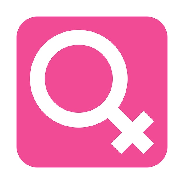 Simple illustration of Venus symbol Concept of gender symbols