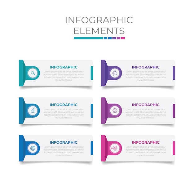 Simple infographic design template. 