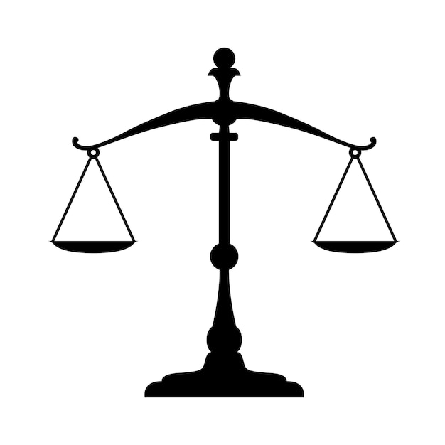 Simple Justice Scales Legal Law logo-ontwerp