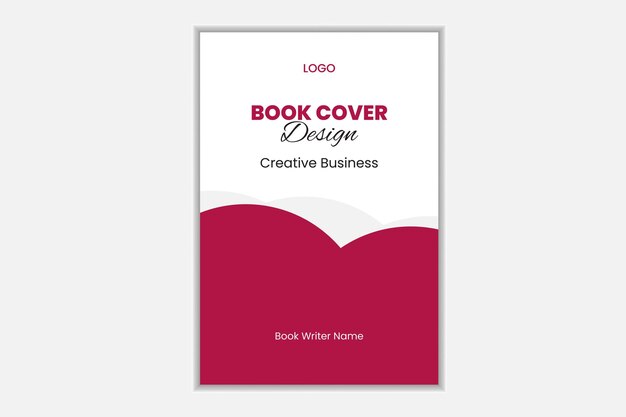 Vettore layout semplice pubblicità copertina del libro modello di design moderno
