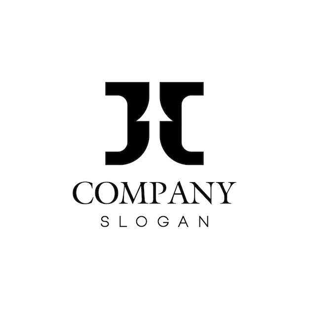 Vector simple letter j logo design template for modern companies