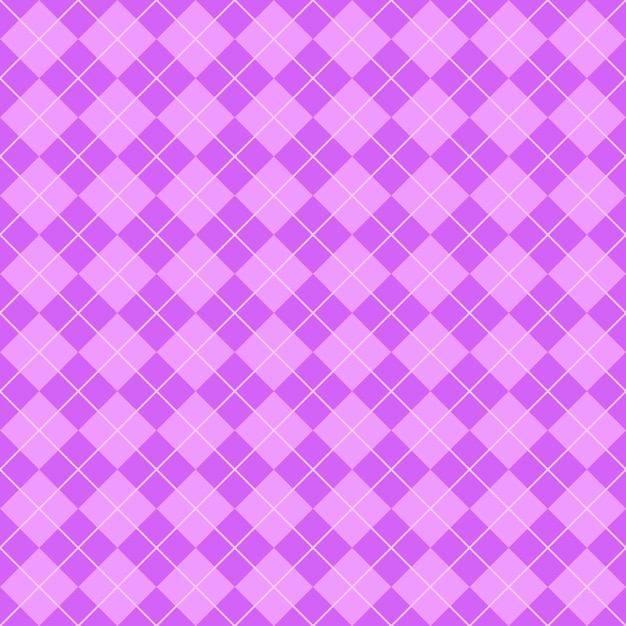 Simple Light Purple Seamless Argyle Pattern