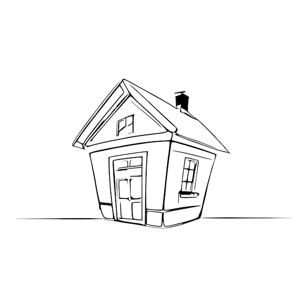 Книжка-раскраска Simple Line art House