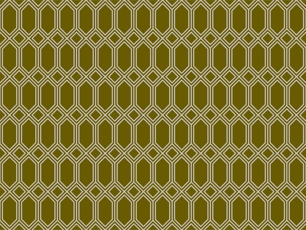 simple line polygon design pattern with green color 3