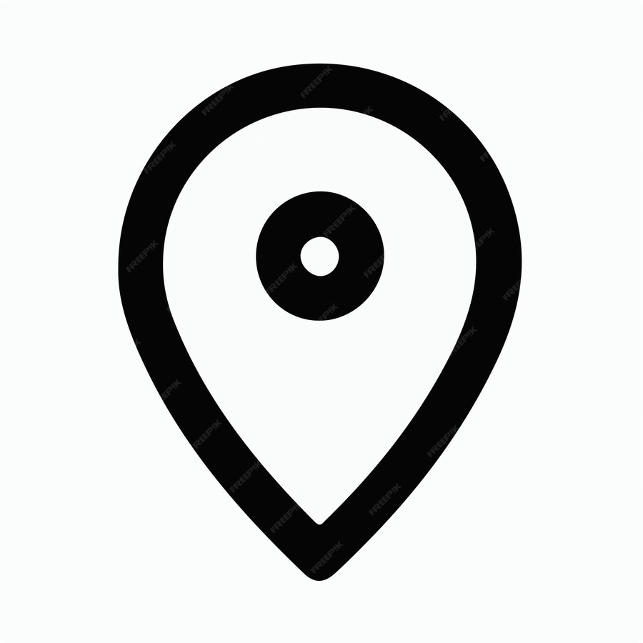 Simple Location Pin Icon Premium Ai Generated Vector Simple Location Pin Icon Premium Ai Generated Vector