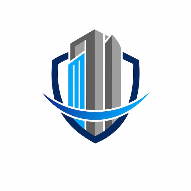 Vector a simple logo for commercial brokerage and insurance company