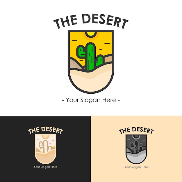 Simple Logo The Desert