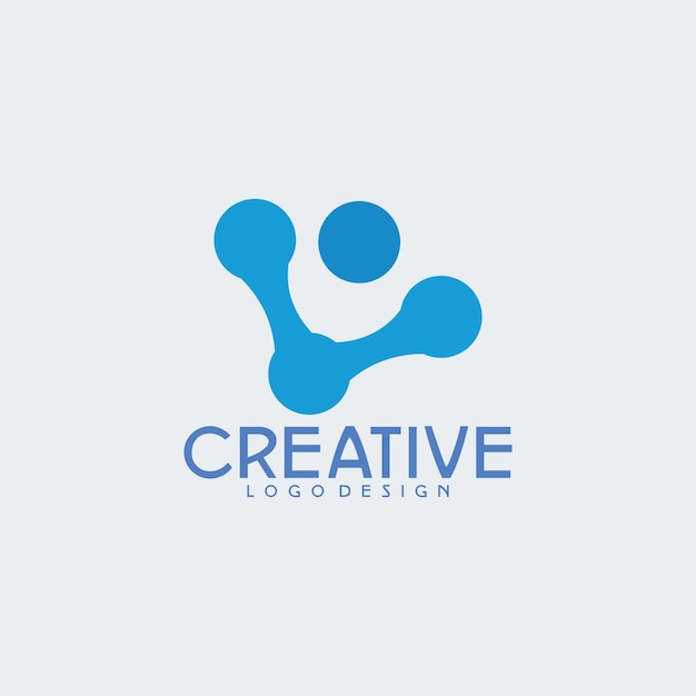 Простой логотип w форма абстрактный дизайн векторная иллюстрация