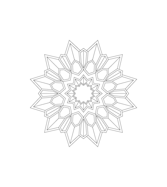 Design semplice mandala