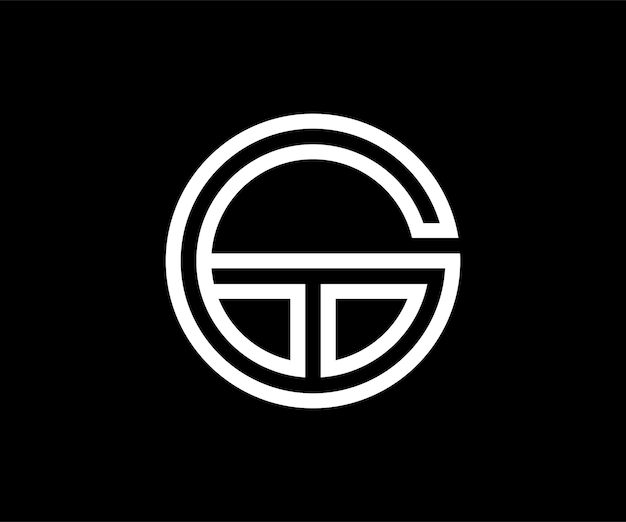 비즈니스를 위한 간단하고 현대적인 GT TG 로고 디자인