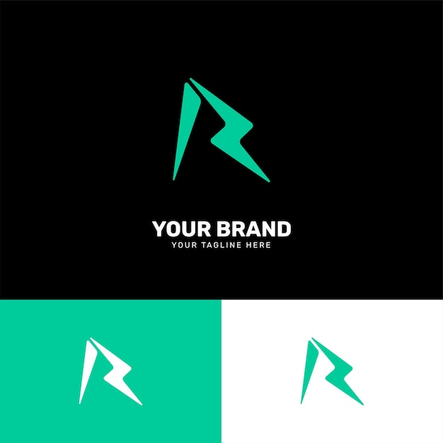 Vector simple minimalist modern unique logo design