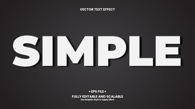 Simple Minimalist Text Effect