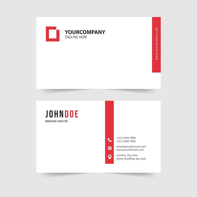 Simple Modern Business Card Template Collection