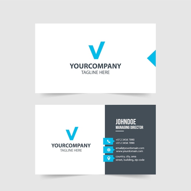 Simple Modern Business Card Template Collection