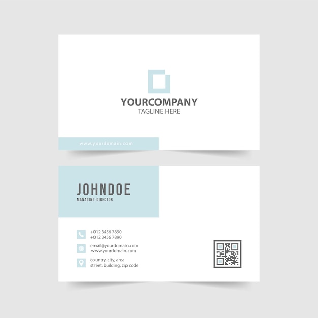 Simple Modern Business Card Template Collection