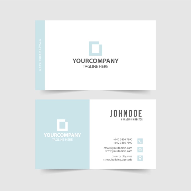 Simple Modern Business Card Template Collection