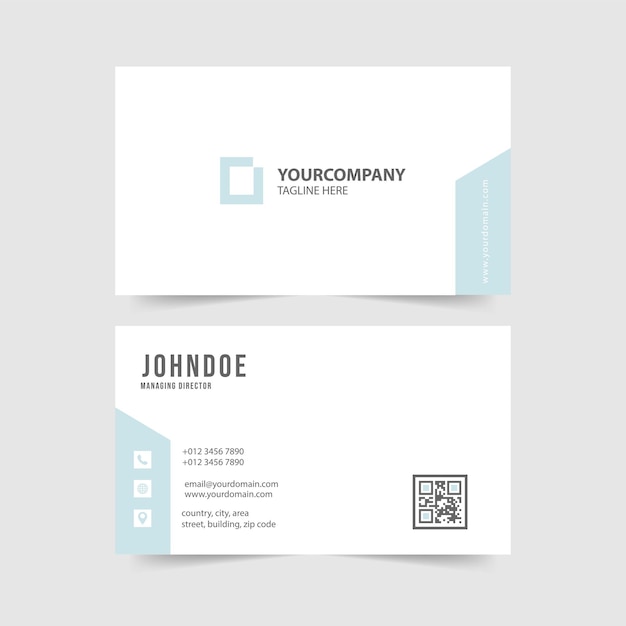 Simple Modern Business Card Template Collection