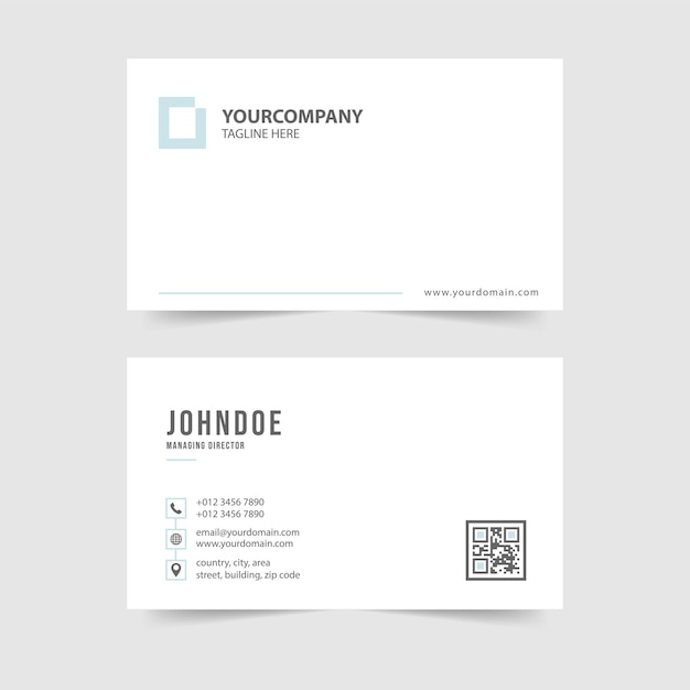 Simple Modern Business Card Template Collection