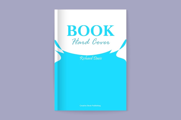 Simple modern creative book cover template