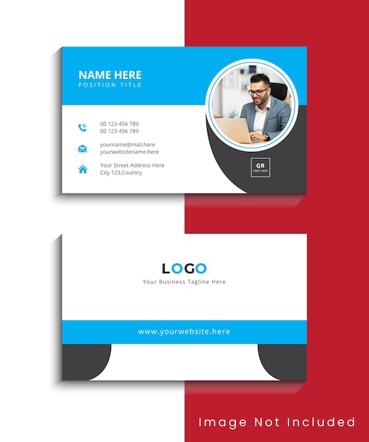 Vector simple modern and creative business card template design