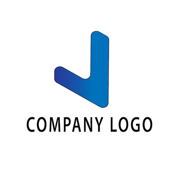 simple modern creative logo vector letter V