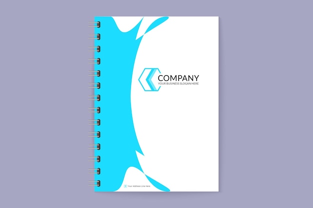 simple modern creative notebook cover template