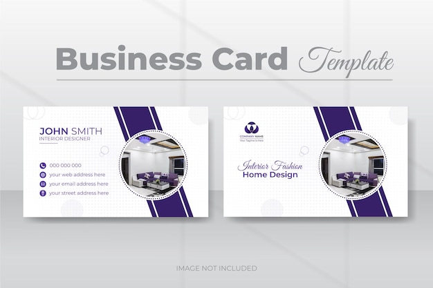 Simple and modern eps business card design template