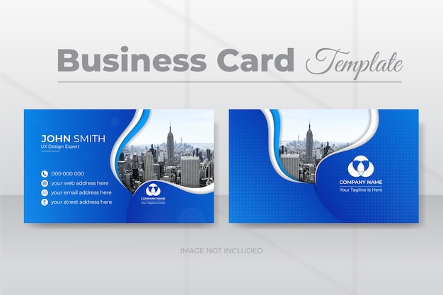 Simple and modern eps business card design template