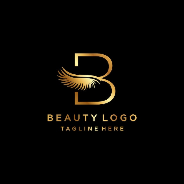 Vector simple and modern letter b beauty logo design template elements