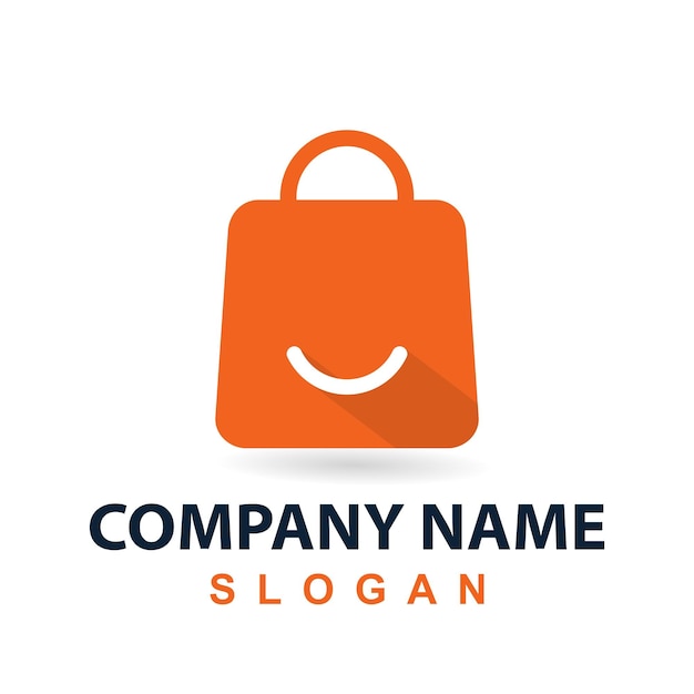 simple, modern logo for happy shopping