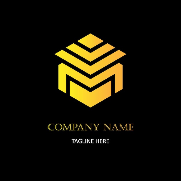 Простой современный значок символа Премиум шаблон дизайна логотипа для компании
