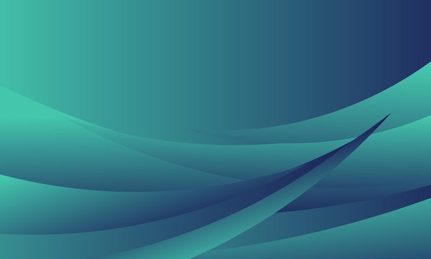 Simple and modern wavy shape background