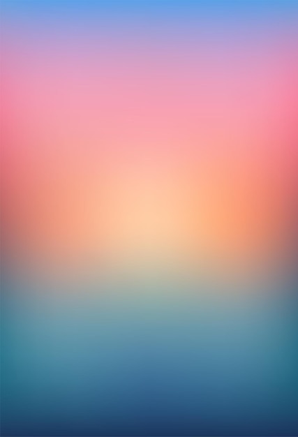 Simple multicolor sunset gradient pastel Abstract orange and blue blur color gradient background