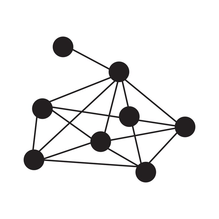 Vector simple network icon