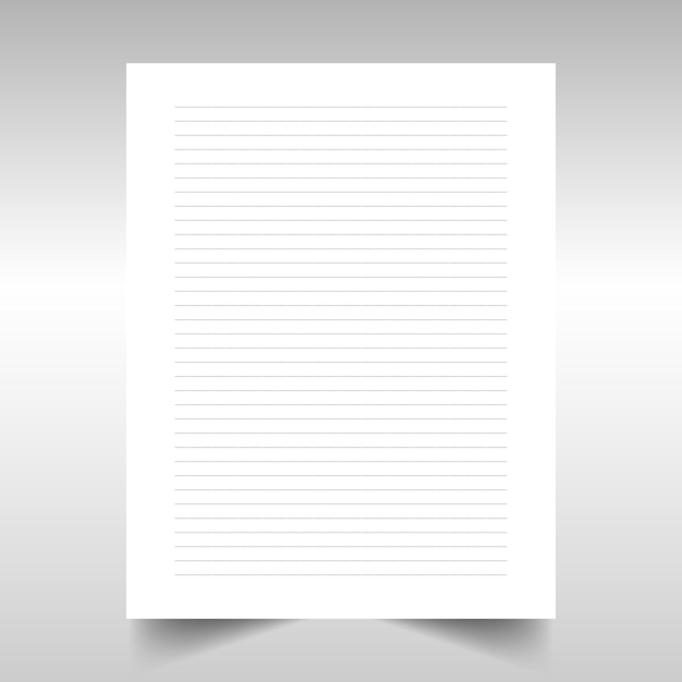 Simple Notepad template design