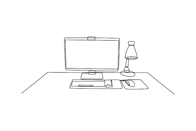 Простой офисный стол Офицерское оборудование Минималистская концепция непрерывное линейное рабочее оборудование