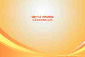 Vector simple orange abstract background