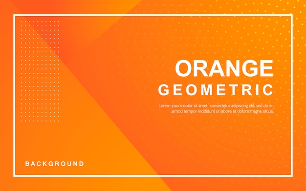 Vector simple orange background