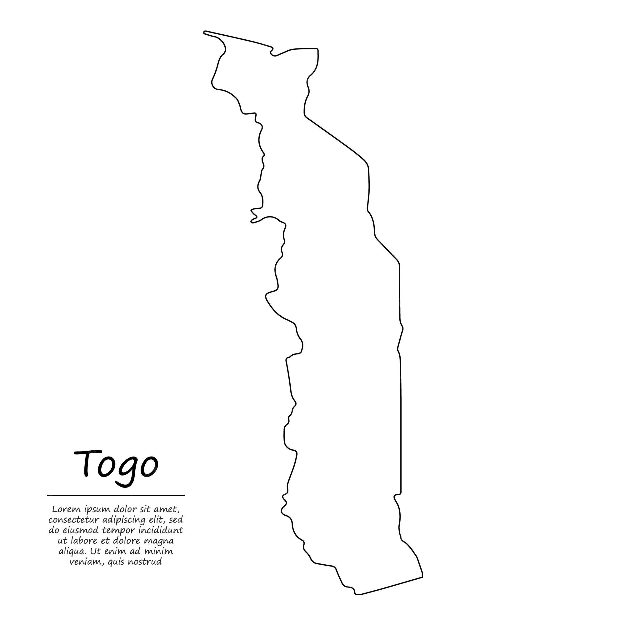 Premium Vector  Simple outline map of portugal, in sketch line style