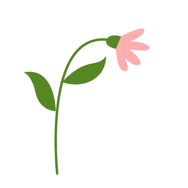 Simple pastel flower