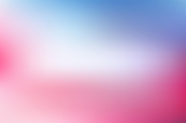 Vector simple pastel gradient blue pink blurred background for verticle backdrop summer design